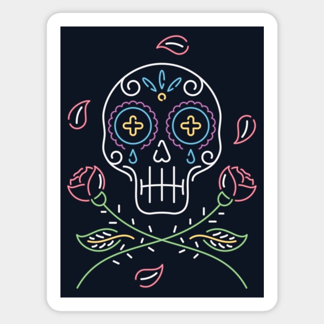 Day of the Dead Sticker by RyanRagnini